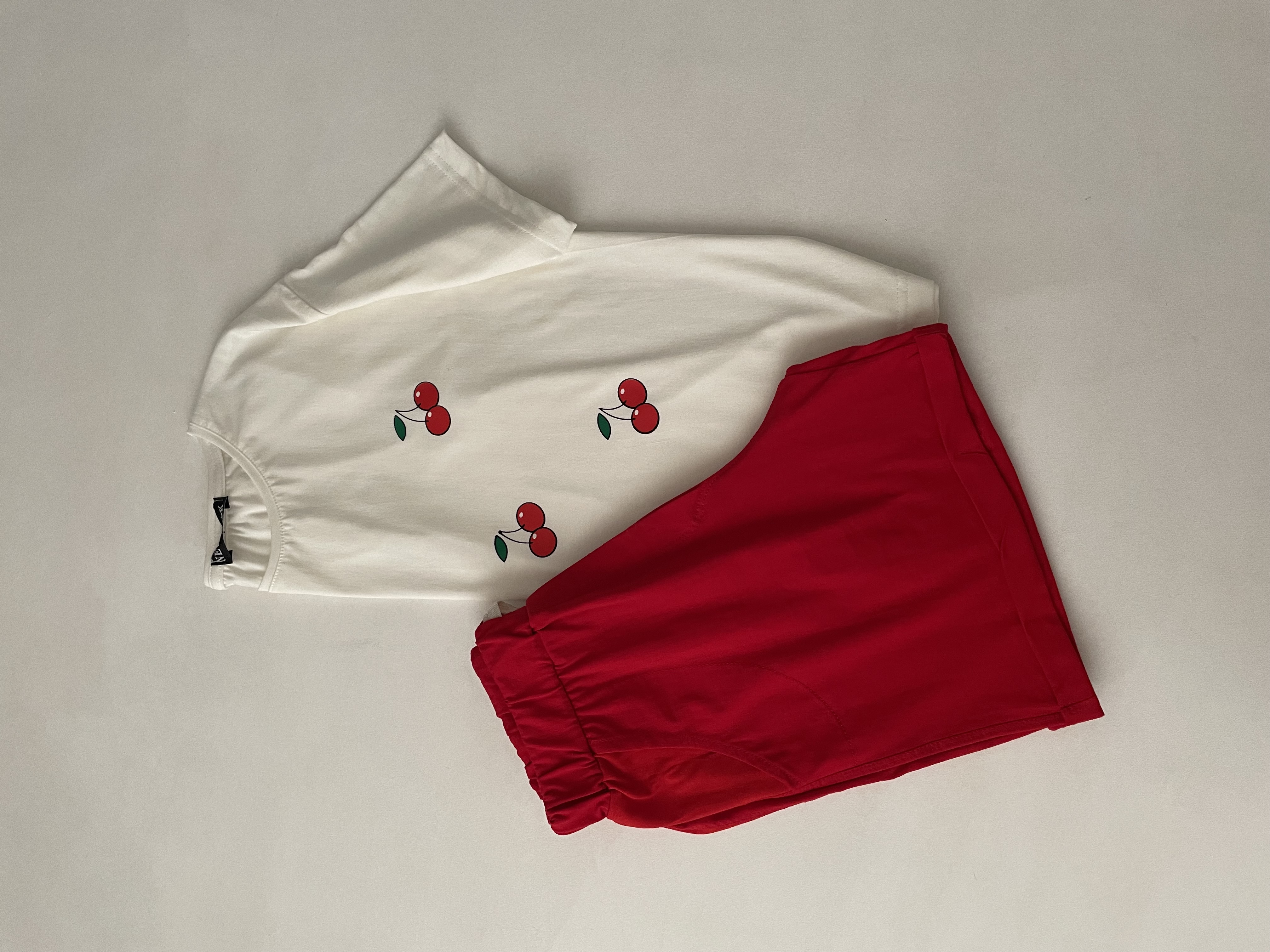 تیشرت شورتک گیلاسی 🍒